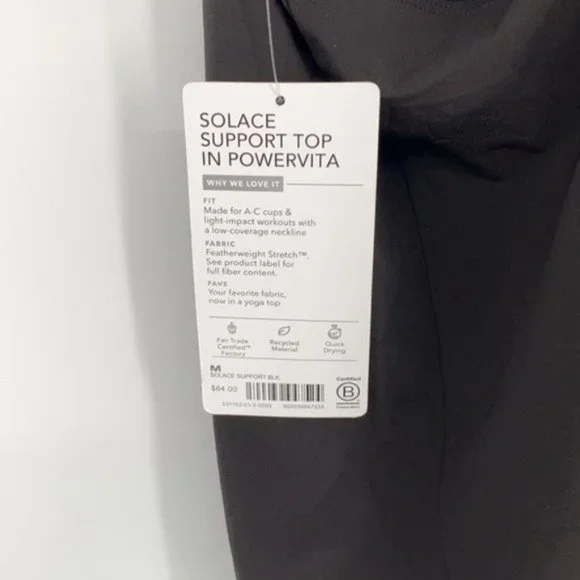 NWT Athleta Solace Support Top - Picture 4 of 5